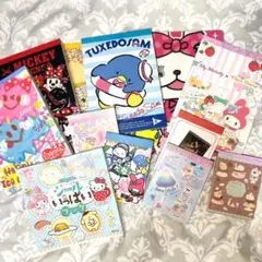 サンリオ　ディズニー　平成レトロ　メモ帳　まとめ売り