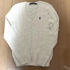 ラルフローレンVネックニット　美品♪