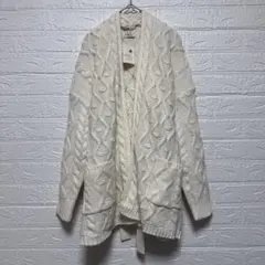 earth music＆ecology ケーブルニットカーディガン 新品