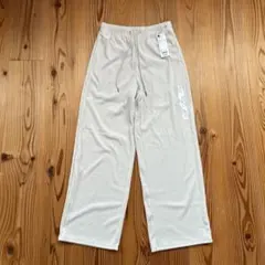 【新品タグつき】GU リブプルオンパンツ ナチュラル S