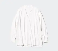ユニクロ UVカットVネックロングカーディガン M 新品、未着用