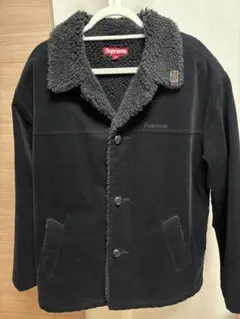 【美品・入手困難モデル】シュプリーム☆胸刺繍ロゴ裏地ボア肉厚ジャケット1287. 美品・入手困難モデル】シュプリーム☆胸刺繍ロゴ裏地ボア肉厚