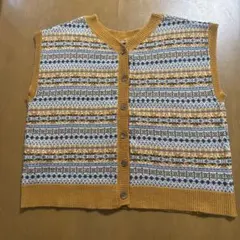 Samansa Mos2 ニットベスト サイズF