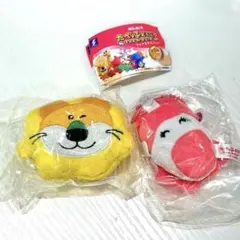 たべっ子どうぶつ フェイスマスコット ガチャ らいおんくん ぺがさすちゃん