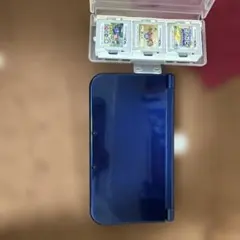 New 3DS LL 青 ゲームソフト6本付き