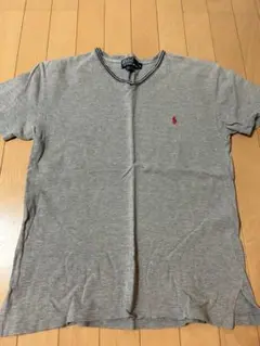 Polo by Ralph Lauren グレー Vネック Tシャツ S