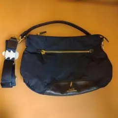 【23区BAG】NEWキャリアナイロン ショルダーバッグ ネイビー 2way