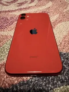 Apple iPhone 11 PRODUCT RED本体　ケース付き
