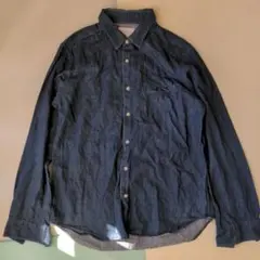 antiqulothes メンズ シャツ デニム