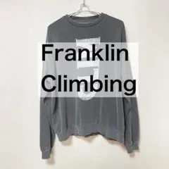 Franklin Climbing ロゴスウェット　トレーナー　ビンテージ風