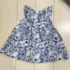 3BeBe Pet 花柄 ノースリーブ ワンピース 95のサムネイル