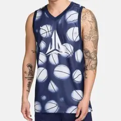 2XL 新品 ナイキ バスケ タンクトップ メッシュ ジャ モラント ジャージー