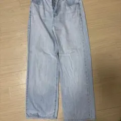 UNIQLO ストレートデニム ライトブルー 22インチ