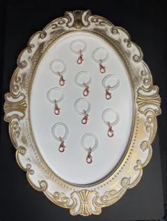 アンブレラマーカークリア10個セット(ピンクゴールド)傘