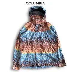Columbia マウンテンパーカー M 総柄 OMNI-TECH 古着