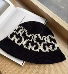 ニットバケットハット