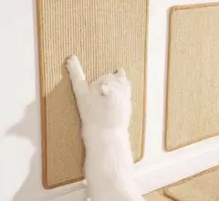 고양이 손톱 가위 매트, 베이지, 40 x 60cm, 스트레스 해소 식사 매트