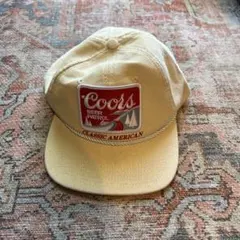 コーデュロイキャップ coorsトラッカーキャップ 80s アメリカ製