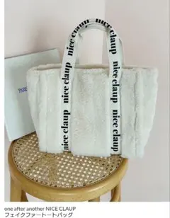 one after another NICE CLAUPファートートバッグ