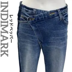 レッドペッパー INDIMARK 個性的ラッピングバイカラーデニム