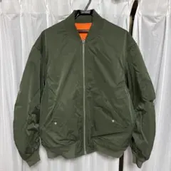 MA-1フライトジャケット オリーブ・オレンジ y2k
