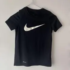 NIKE Dri-FIT Tシャツ ブラック ロゴプリント