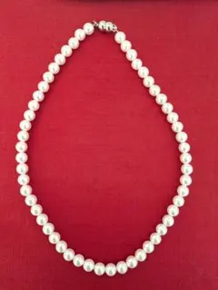 ホワイトパールネックレス 貝パール認定書付き