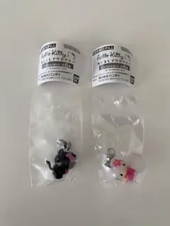 ハローキティ めじるしアクセサリー お花 小悪魔 2点セット