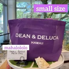 2025 NEW ディーンアンドデルーカ メッシュバッグ パープル 紫 スモール