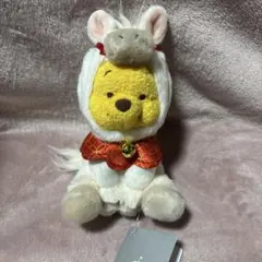 新品♥️ディズニーストア♪干支2026白色プーさんぬいぐるみ(小)♥️