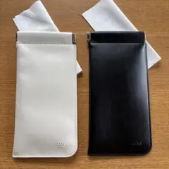 JINS メガネケース 白 黒 2点 新品未使用品