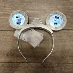 新品自宅保管 ディズニー100 ミッキーミニー 光るカチューシャ海外限定