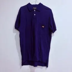 ラルフローレン POLOJEANS RL星条旗 ポロシャツ 紺 90s刺繍ロゴのサムネイル