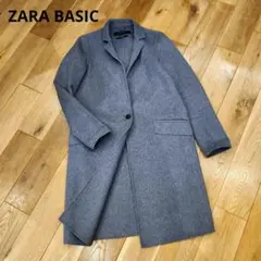 ZARA BASIC グレー チェスターコート　ザラベーシック　XSのサムネイル