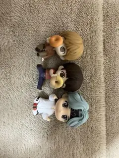 BTSのキャラクター、TinyTAN（タイニータン）のフィギュア3体セットです