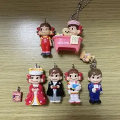 ペコちゃん　キーホルダーセット