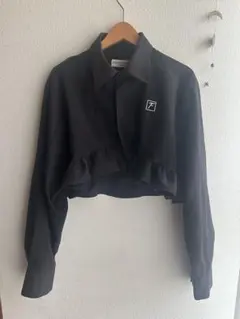 クロップドシャツ ブラック