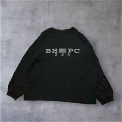 BHPC メンズ ロンT バックロゴ 黒 L 綿 オーバーサイズ ストリートのサムネイル