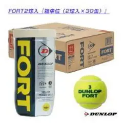 DUNLOP FORT テニスボール ２球×30缶入り　新品