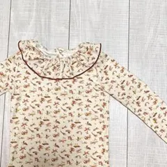 フリル付きカットソー　2-3y