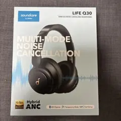 Soundcore Life Q30 ブラック ワイヤレスヘッドホン