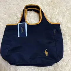 【新品】ポロラルフローレン 保冷保温バッグ ネイビー　ランチバッグ　エコバック