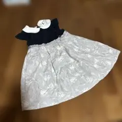 ほぼ未使用プティマイン 上品ワンピース100