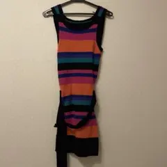 GRACE CONTINENTALマルチカラー S ニットノースリーブ 膝丈のサムネイル