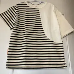 GALLERY お洒落なストライプ半袖Tシャツ　新品未使用のサムネイル