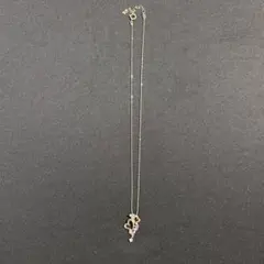 Samantha Tiara　ハート フラワー モチーフ ネックレス シルバー