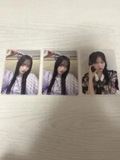 CUTIE STREET きゅーすと 真鍋凪咲 チェック衣装 3枚セット トレカ