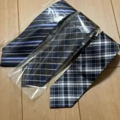 【即購入可】美品 クリーニング済 ネクタイ 3本セット リクルート 就活 成人式