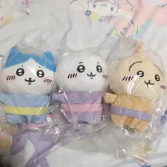 【新品未開封】ちいかわ 浴衣 ぬいぐるみ 3点セット