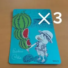 即日発送】ワンピース 尾田栄一郎 スイカルフィ 3枚セット 夏コミ